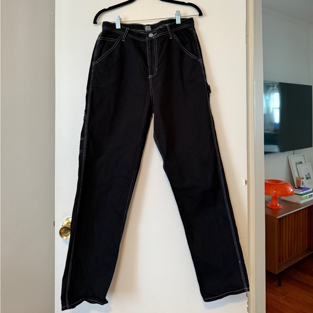 BDG Black Denim Cargo Jeans